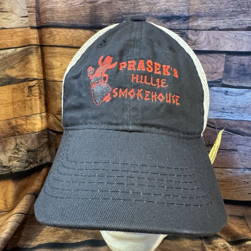 Praseks Hillje Smokehouse Texas Youth Hat Trucker Cap Mesh Adjustable Blue
